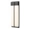 Z-Lite Nyx 2 Light Outdoor Wall Light, 8in. W x 24in. H, Black 5014B-BK-LED - alternate 1